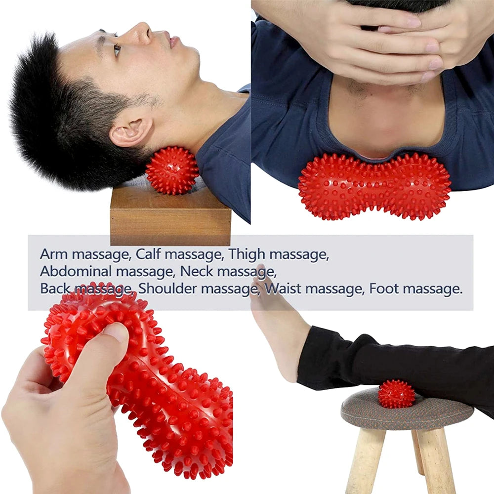 Balle de massage double RECOVERA™ – Soulagement musculaire