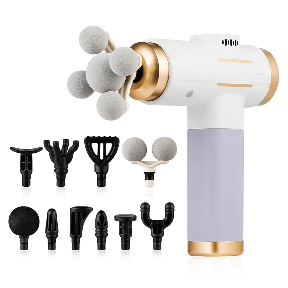 Pistolet de massage RECOVERA professionnel 11 embouts